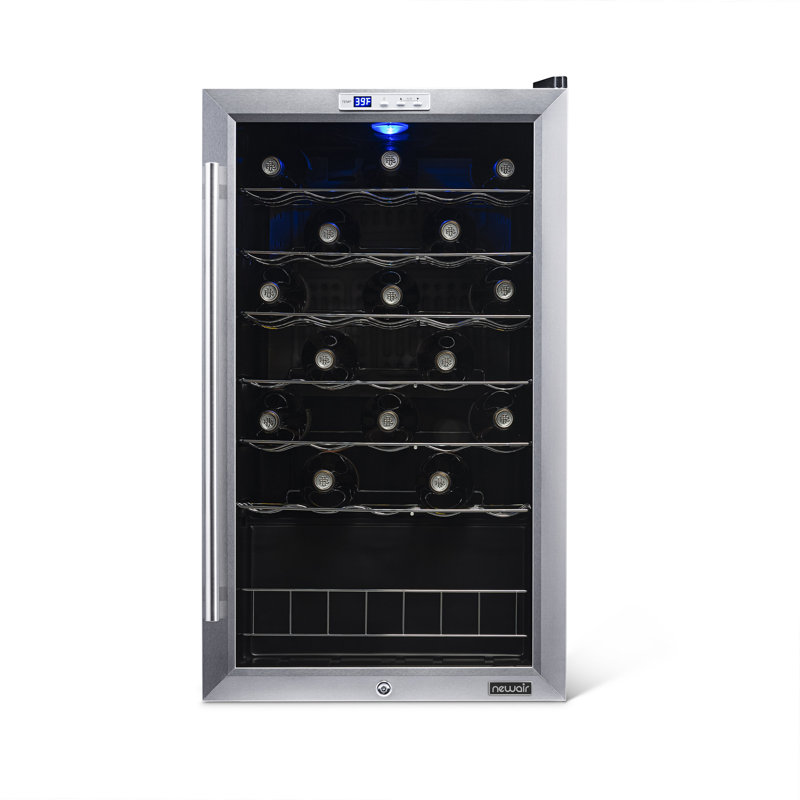 NewAir 33 Bottle Single Zone Freestanding Wine Cooler & Reviews Wayfair